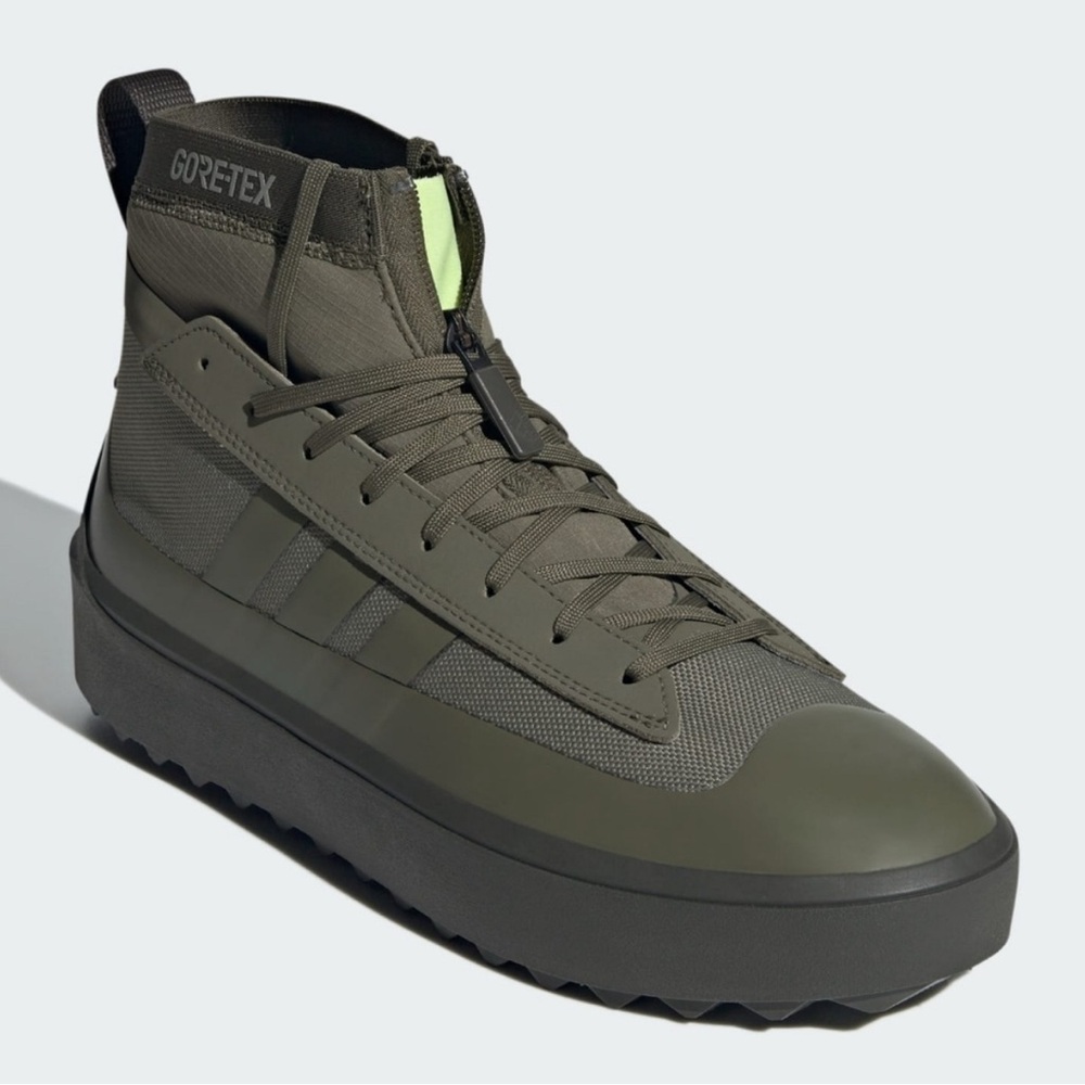 NWT Adidas Olive Strata/Shadow Olive ZNSORED High Gore-TEX Sneaker Boots 10